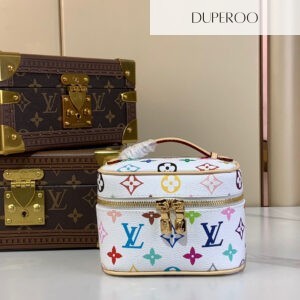 Louis Vuitton x Takashi Murakami Nice Nano White Vanity Case