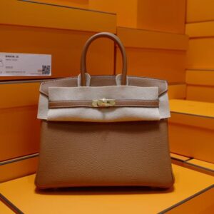 The Hermès Birkin 25 Gold Togo Leather
