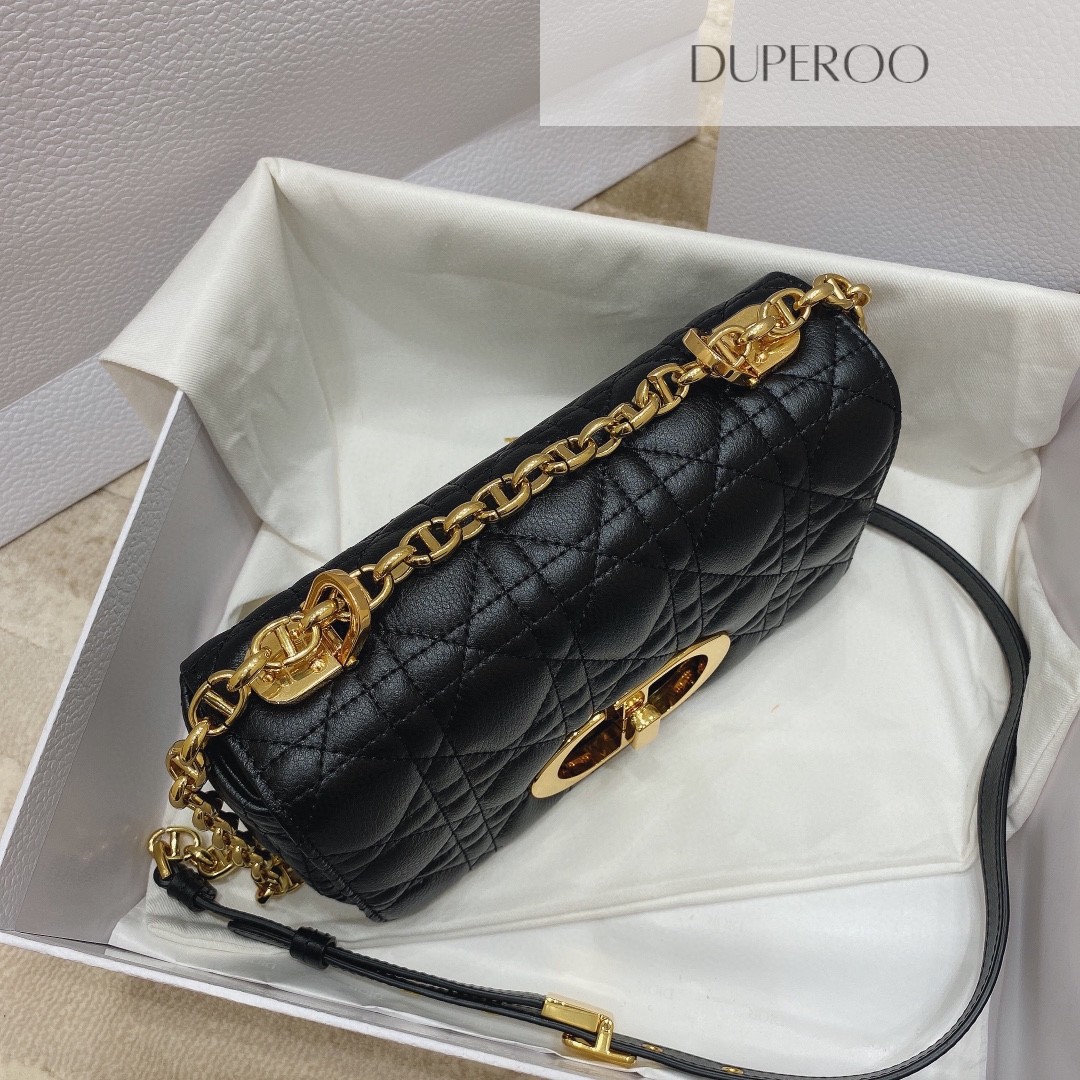 Dior Medium Black Caro Bag