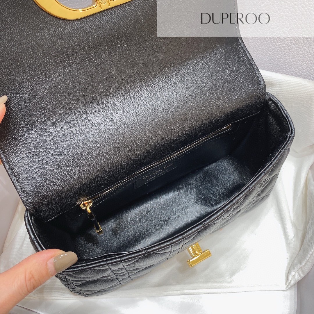 Dior Medium Black Caro Bag