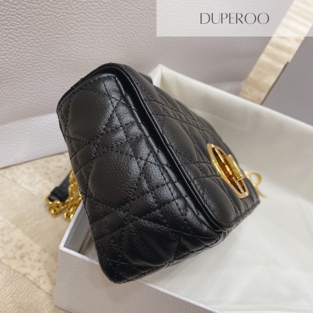 Dior Medium Black Caro Bag