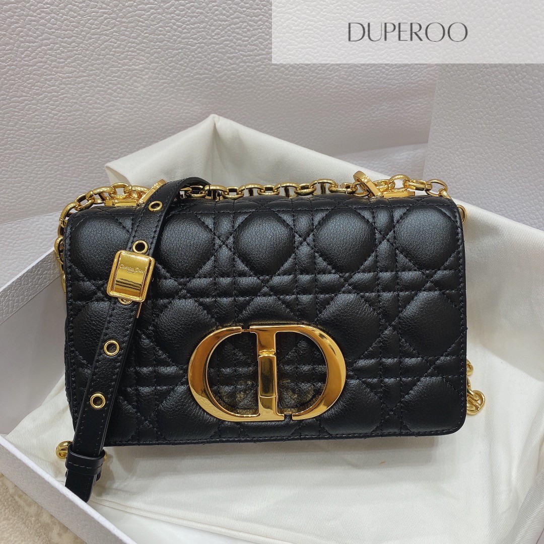 Dior Medium Black Caro Bag