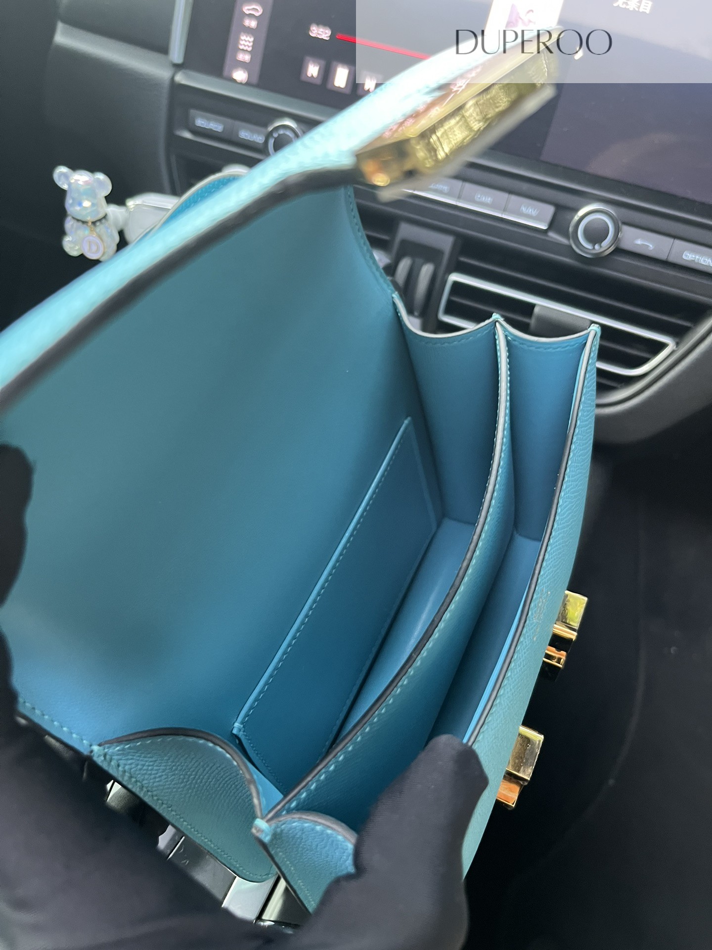 Hermès Constance 18 Vert Verone in Epsom Leather