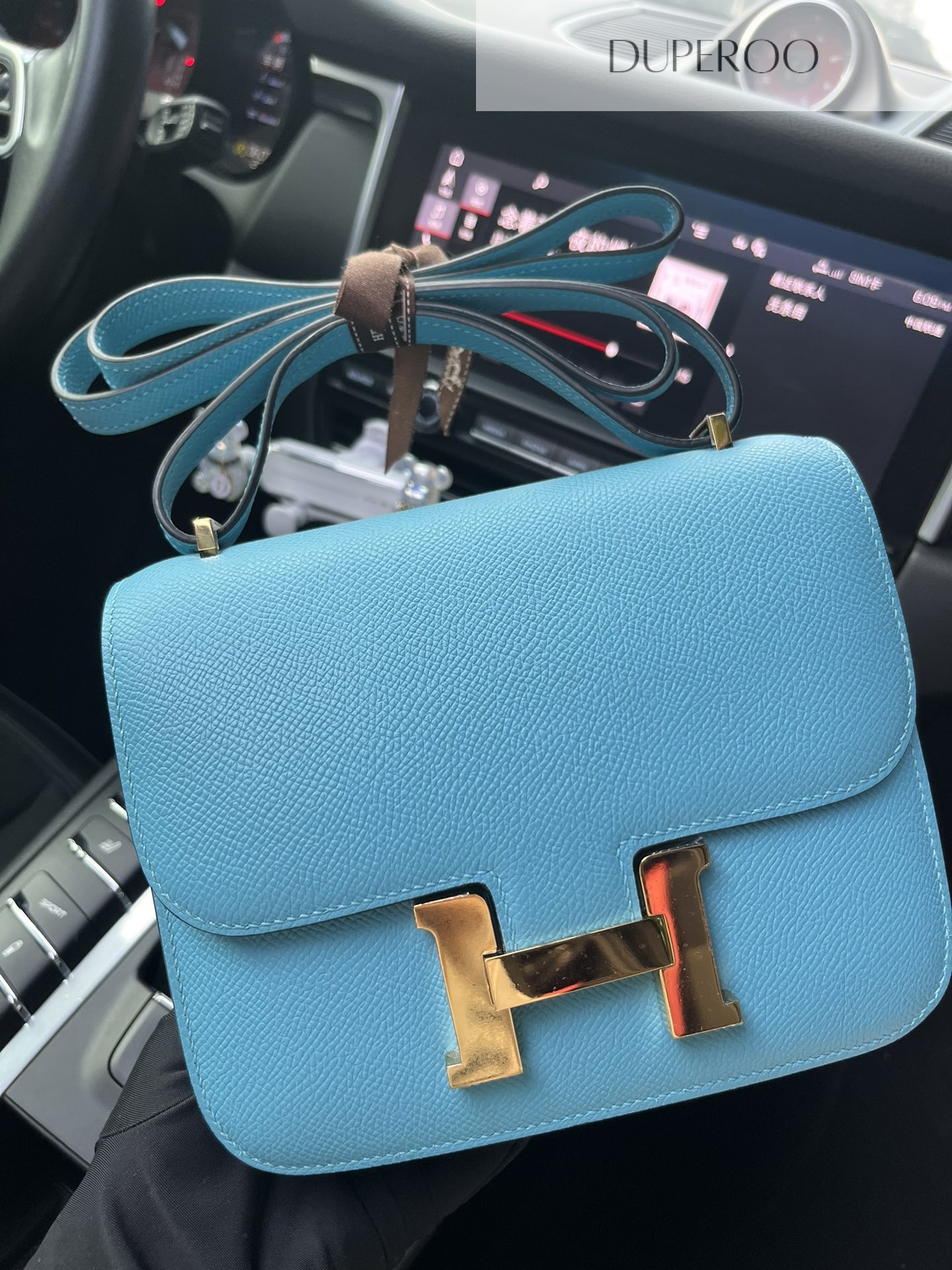Hermès Constance 18 Vert Verone in Epsom Leather