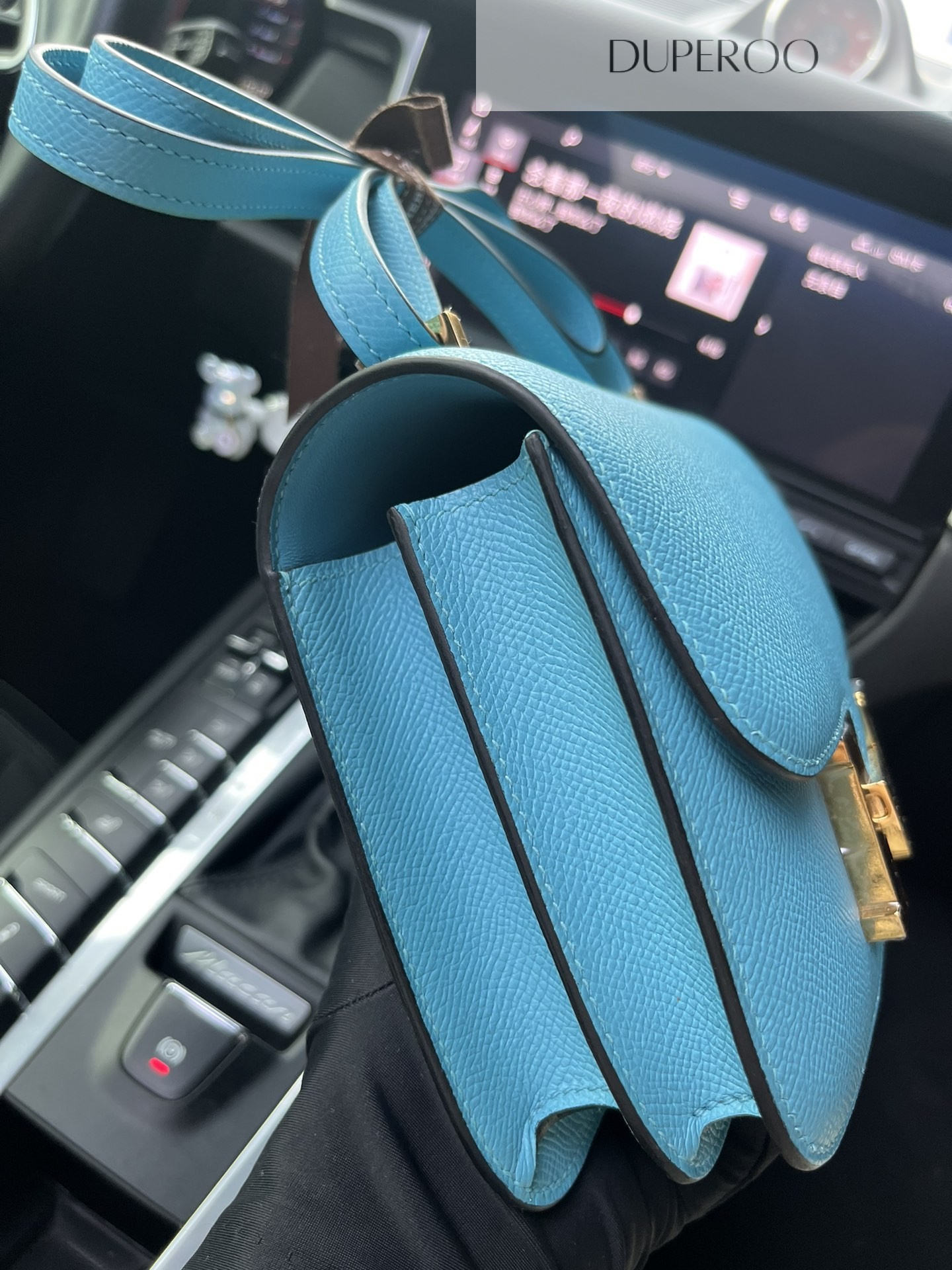 Hermès Constance 18 Vert Verone in Epsom Leather