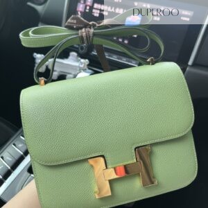 Hermès Constance 18 Vert Criquet in Epsom Leather