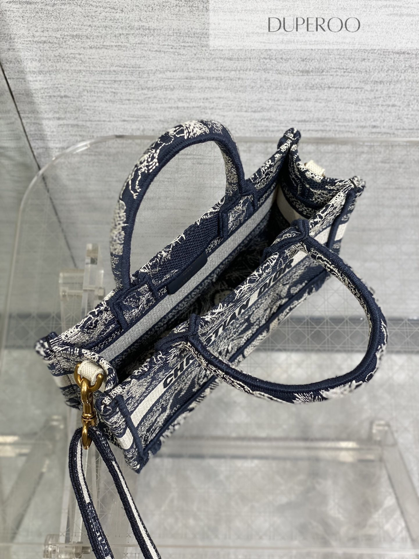 Dior Book Tote Toile de Jouy Motif