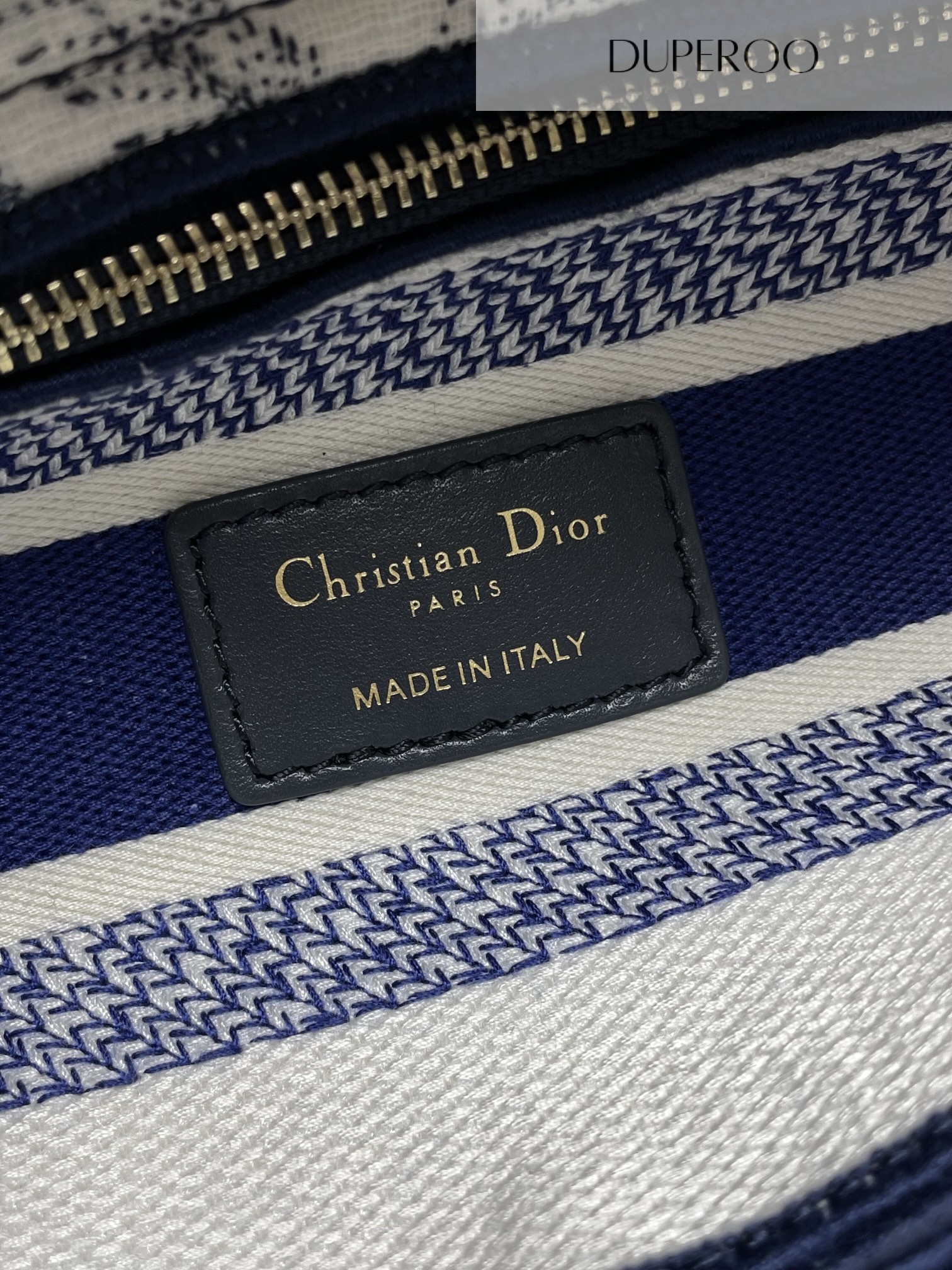 Christian Dior Blue and White Lady D-Lite