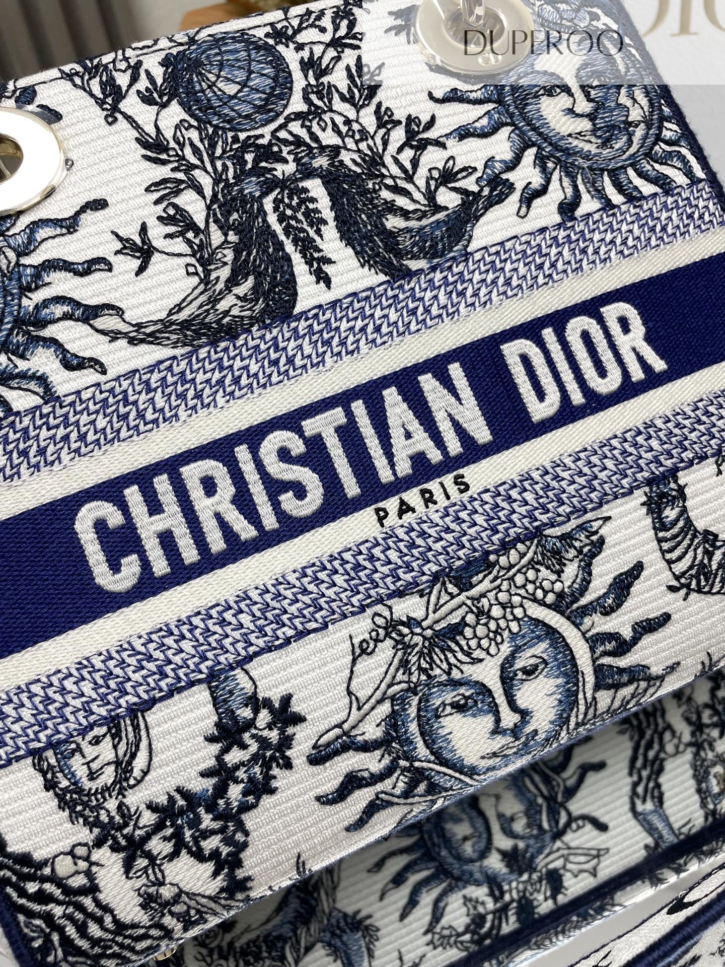 Christian Dior Blue and White Lady D-Lite