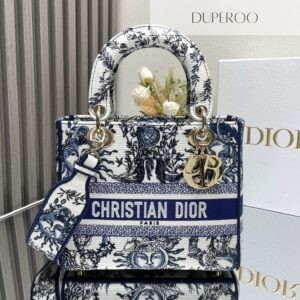 Christian Dior Blue and White Lady D-Lite