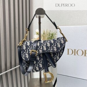 Mini Dior Saddle Bag with strap