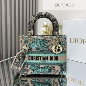 Dior Beige and Teal Lady D-Lite
