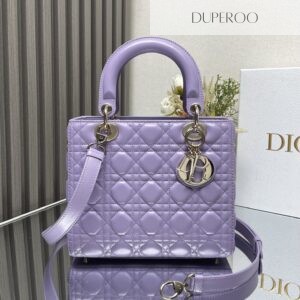 Mini Purple Lady Dior Bag
