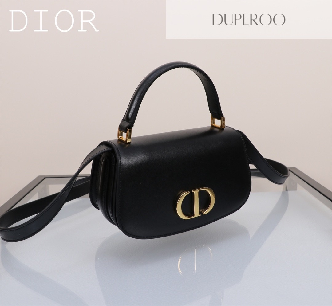 Dior 30 Black Montaigne Avenue Bag