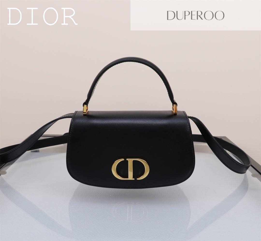 Dior 30 Black Montaigne Avenue Bag